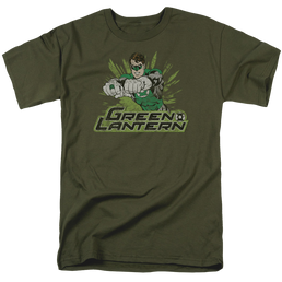 Green Lantern Gl Rough Distress - Men's Regular Fit T-Shirt Men's Regular Fit T-Shirt Green Lantern   