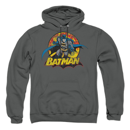 Justice League Batman Rough Distress Pullover Hoodie Pullover Hoodie Batman   