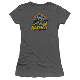 Justice League Batman Rough Distress Juniors T-Shirt Juniors T-Shirt Batman   