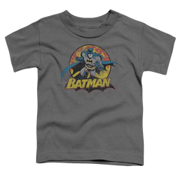 DC Batman Batman Rough Distress - Toddler T-Shirt Toddler T-Shirt Batman   