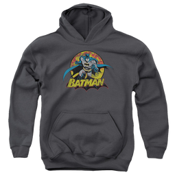 DC Batman Batman Rough Distress - Youth Hoodie Youth Hoodie (Ages 8-12) Batman   
