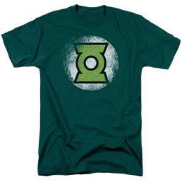Green Lantern Destroyed Gl Logo - Men's Regular Fit T-Shirt Men's Regular Fit T-Shirt Green Lantern   