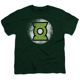 Green Lantern Destroyed Gl Logo - Youth T-Shirt Youth T-Shirt (Ages 8-12) Green Lantern   