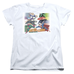 Justice League Evildoers Beware - Women's T-Shirt Women's T-Shirt Justice League   