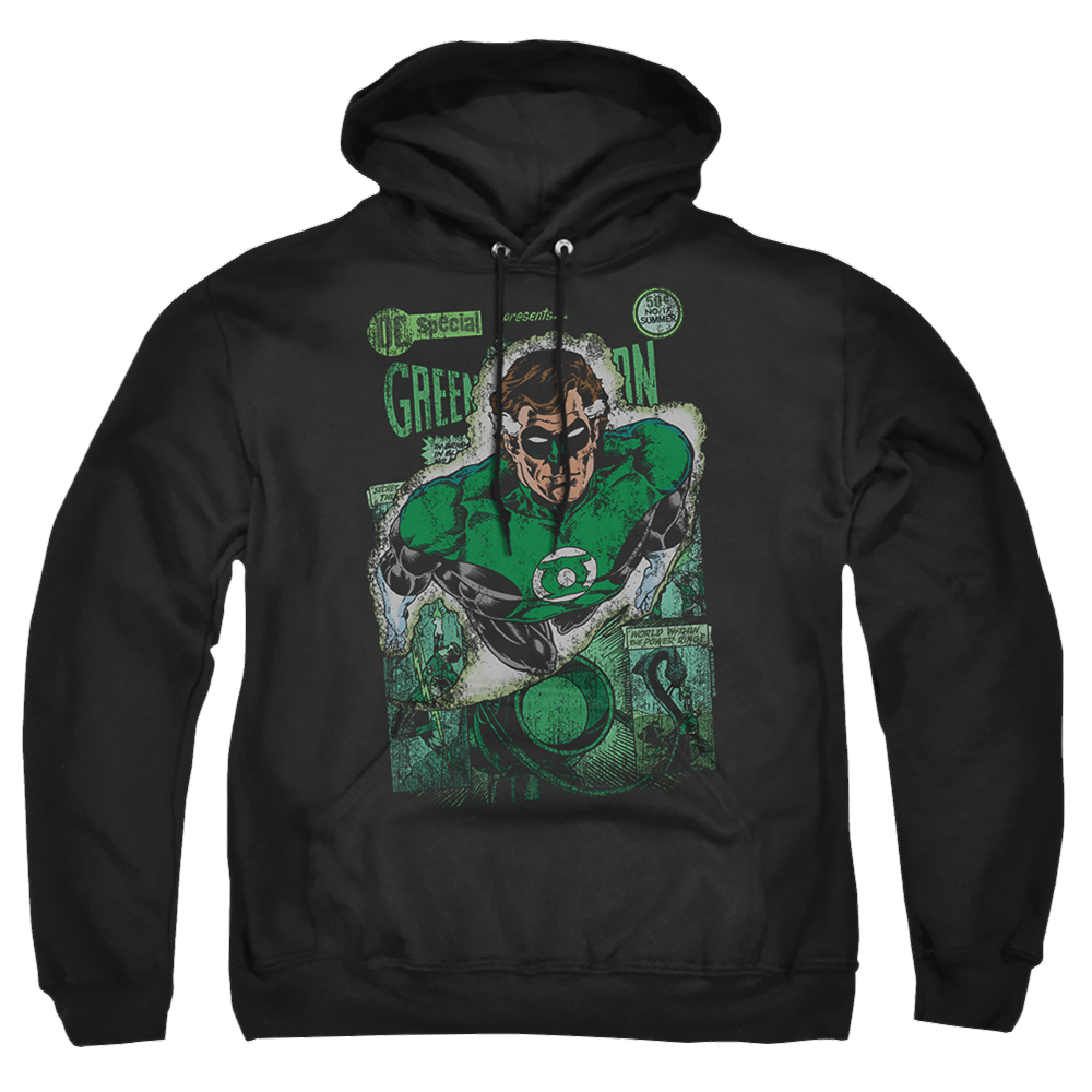 Green Lantern Green Lantern #1 Distress - Pullover Hoodie Pullover Hoodie Green Lantern   