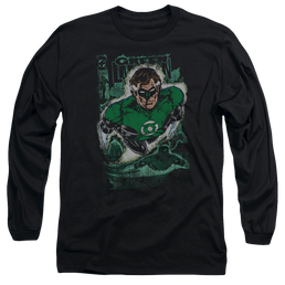 Green Lantern Green Lantern #1 Distress - Men's Long Sleeve T-Shirt Men's Long Sleeve T-Shirt Green Lantern   