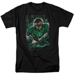 Green Lantern Green Lantern #1 Distress - Men's Regular Fit T-Shirt Men's Regular Fit T-Shirt Green Lantern   