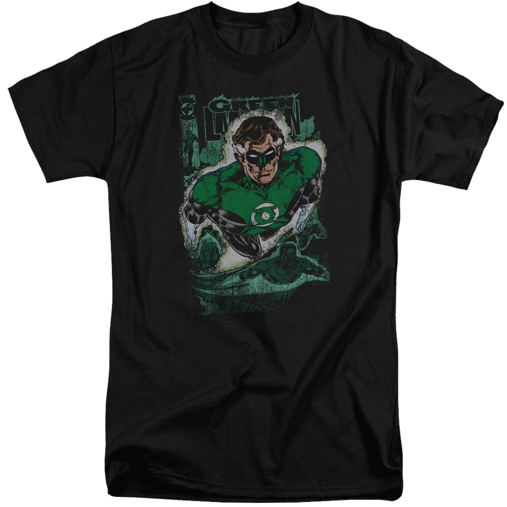 Green Lantern Green Lantern #1 Distress - Men's Tall Fit T-Shirt Men's Tall Fit T-Shirt Green Lantern   