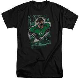 Green Lantern Green Lantern #1 Distress - Men's Tall Fit T-Shirt Men's Tall Fit T-Shirt Green Lantern   