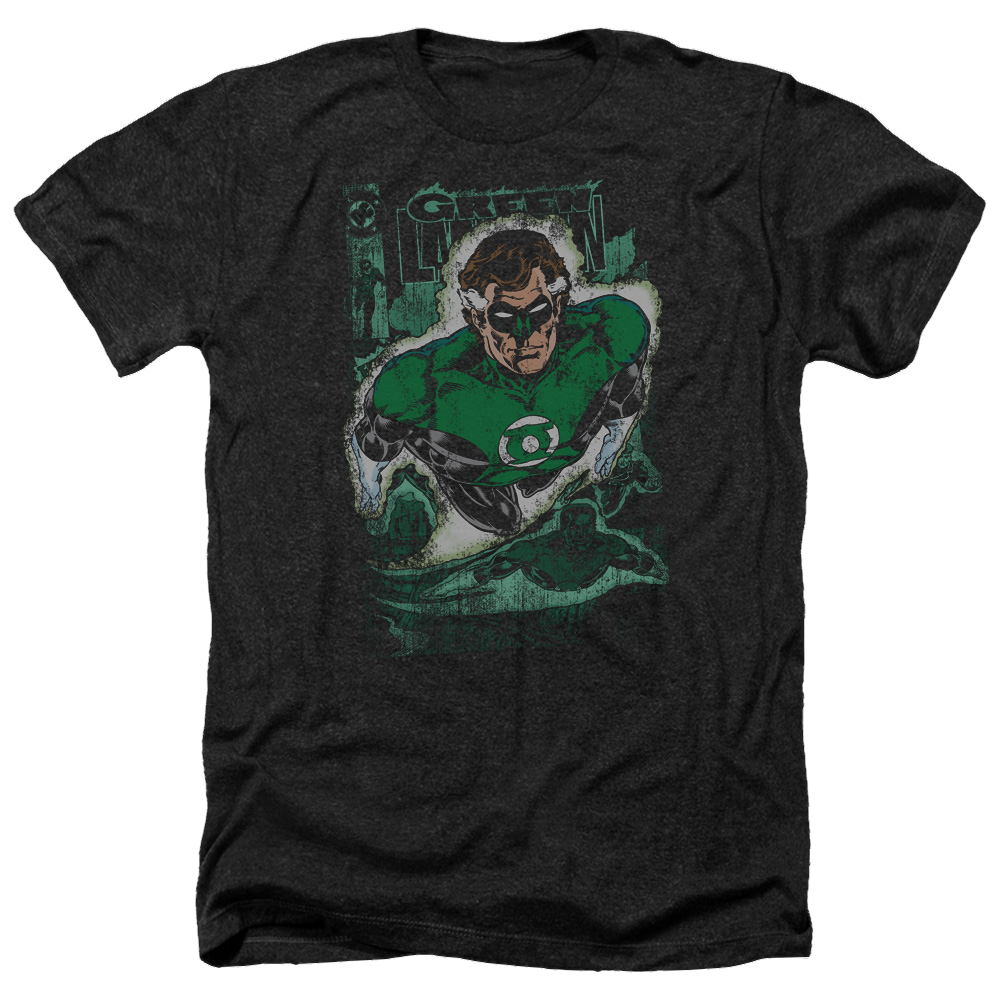 Green Lantern Green Lantern #1 Distress - Men's Heather T-Shirt Men's Heather T-Shirt Green Lantern   