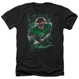 Green Lantern Green Lantern #1 Distress - Men's Heather T-Shirt Men's Heather T-Shirt Green Lantern   