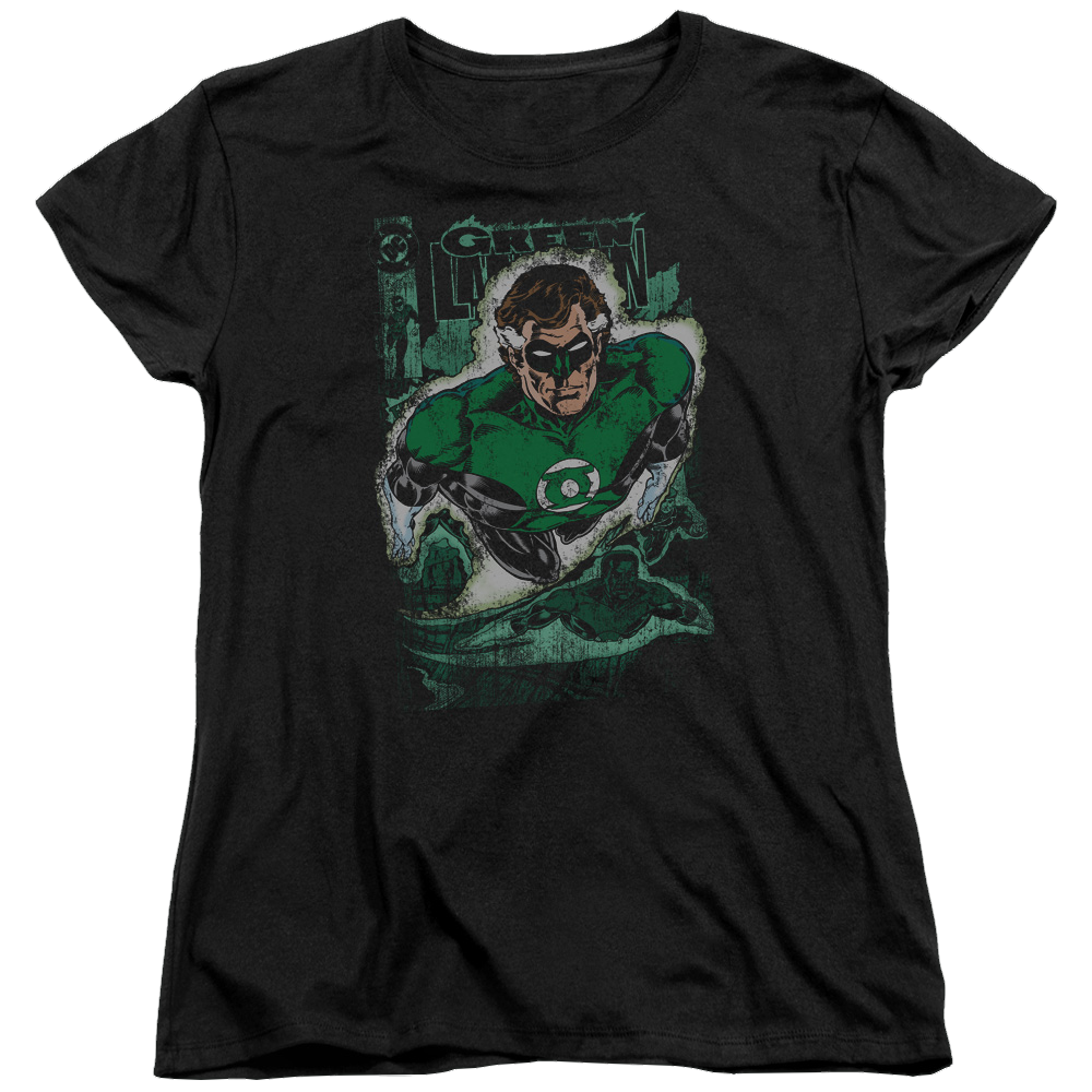 Green Lantern Green Lantern #1 Distress - Women's T-Shirt Women's T-Shirt Green Lantern   