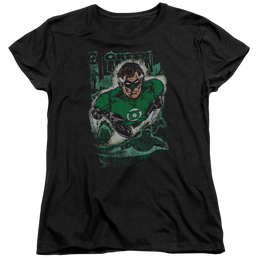 Green Lantern Green Lantern #1 Distress - Women's T-Shirt Women's T-Shirt Green Lantern   