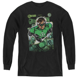 Green Lantern Green Lantern #1 Distress - Youth Long Sleeve T-Shirt Youth Long Sleeve T-Shirt Green Lantern   