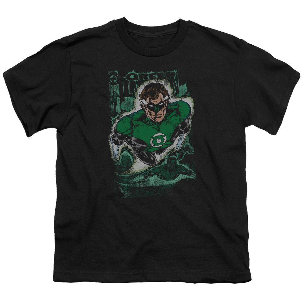 Green Lantern Green Lantern #1 Distress - Youth T-Shirt Youth T-Shirt (Ages 8-12) Green Lantern   