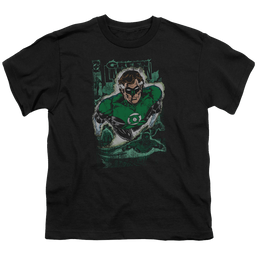 Green Lantern Green Lantern #1 Distress - Youth T-Shirt Youth T-Shirt (Ages 8-12) Green Lantern   