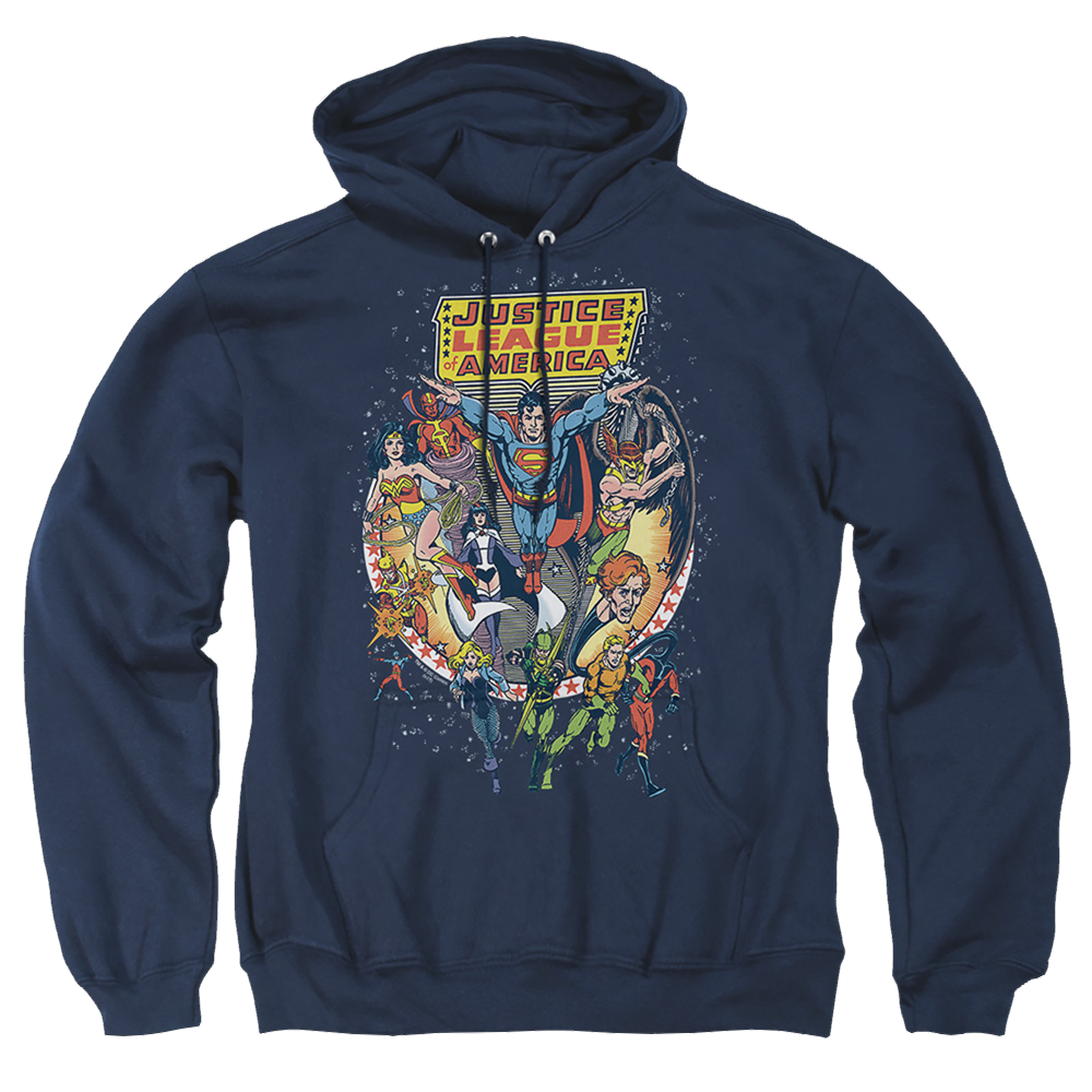 Justice League Star Group Pullover Hoodie Pullover Hoodie Justice League   