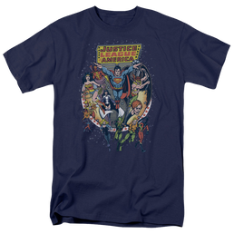 Justice League Star Group Men's Regular Fit T-Shirt Men's Regular Fit T-Shirt Justice League   