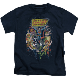 Justice League Star Group - Kid's T-Shirt Kid's T-Shirt (Ages 4-7) Justice League   