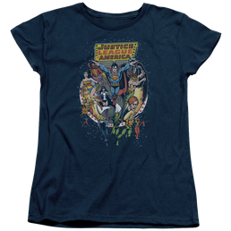 Justice League Star Group Women's T-Shirt Women's T-Shirt Justice League   