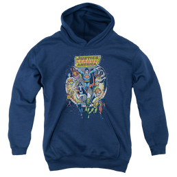 Justice League Star Group - Youth Hoodie Youth Hoodie (Ages 8-12) Justice League   