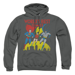 Justice League World's Best Pullover Hoodie Pullover Hoodie Justice League   