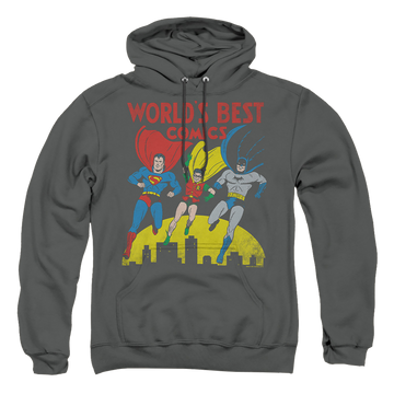 Justice League World's Best Pullover Hoodie Pullover Hoodie Justice League   