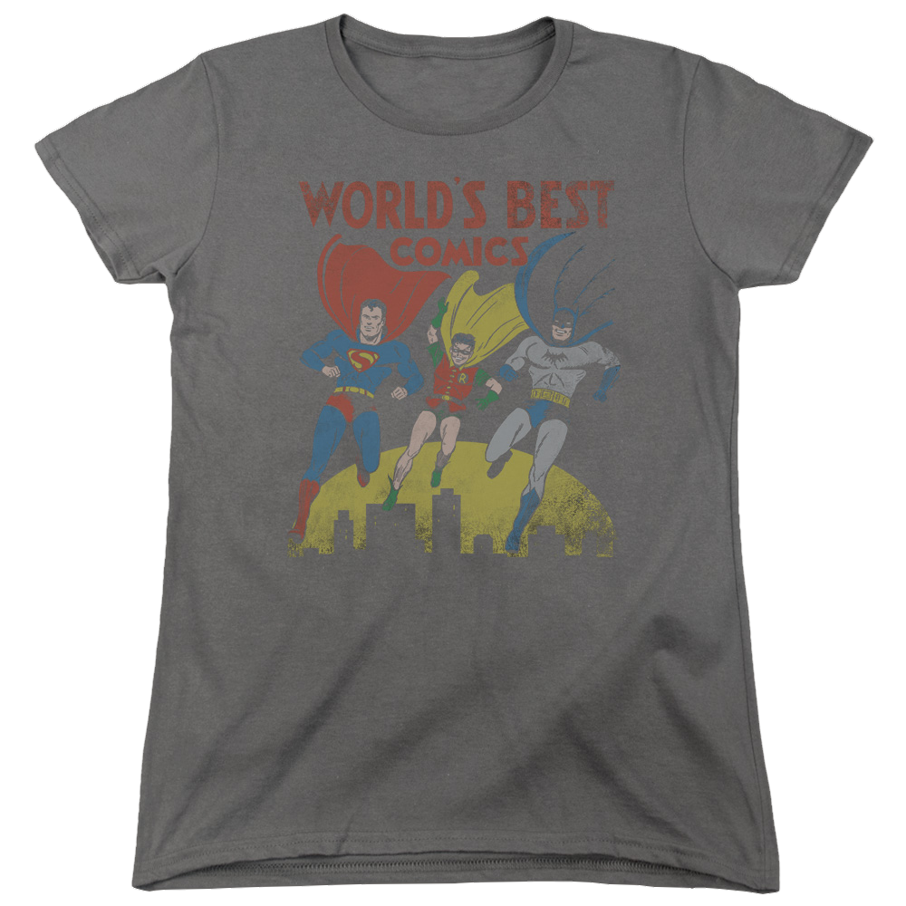Justice League Worlds Best Women's T-Shirt Women's T-Shirt Justice League   