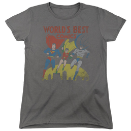 Justice League Worlds Best Women's T-Shirt Women's T-Shirt Justice League   