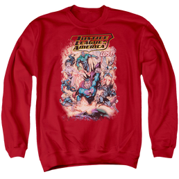 Justice League Lost Men's Crewneck Sweatshirt Men's Crewneck Sweatshirt Justice League   