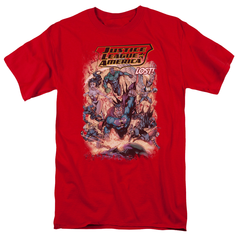 Justice League Lost Men's Regular Fit T-Shirt Men's Regular Fit T-Shirt Justice League   