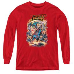 Justice League Lost - Youth Long Sleeve T-Shirt Youth Long Sleeve T-Shirt Justice League   