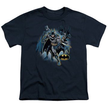 DC Batman Batman Collage - Youth T-Shirt Youth T-Shirt (Ages 8-12) Batman   