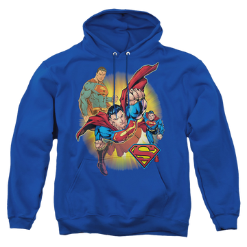 Justice League Superman Collage Pullover Hoodie Pullover Hoodie Superman   