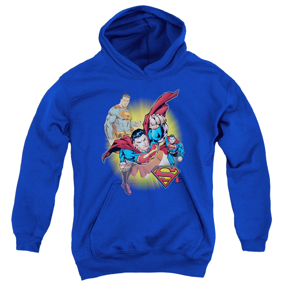Superman Superman Collage - Youth Hoodie Youth Hoodie (Ages 8-12) Superman   