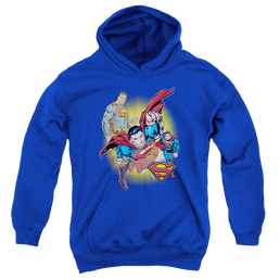 Superman Superman Collage - Youth Hoodie Youth Hoodie (Ages 8-12) Superman   