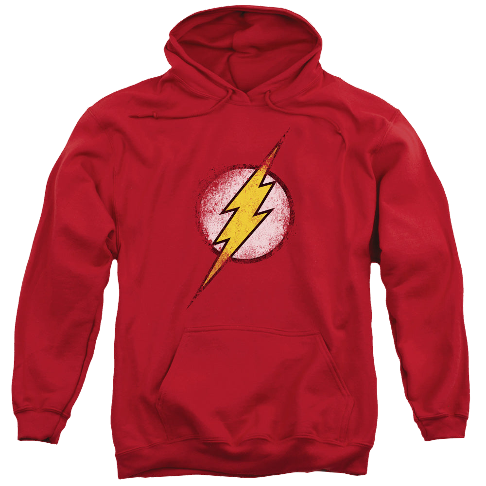 Flash, The Destroyed Flash Logo - Pullover Hoodie Pullover Hoodie The Flash   