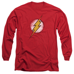 Flash, The Destroyed Flash Logo - Men's Long Sleeve T-Shirt Men's Long Sleeve T-Shirt The Flash   