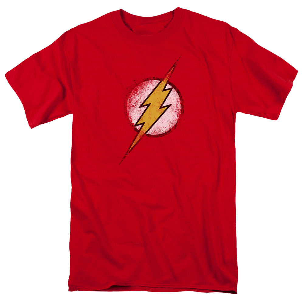 Flash, The Destroyed Flash Logo - Men's Regular Fit T-Shirt Men's Regular Fit T-Shirt The Flash   