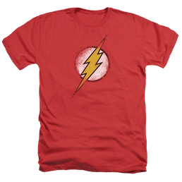 Flash, The Destroyed Flash Logo - Men's Heather T-Shirt Men's Heather T-Shirt The Flash   