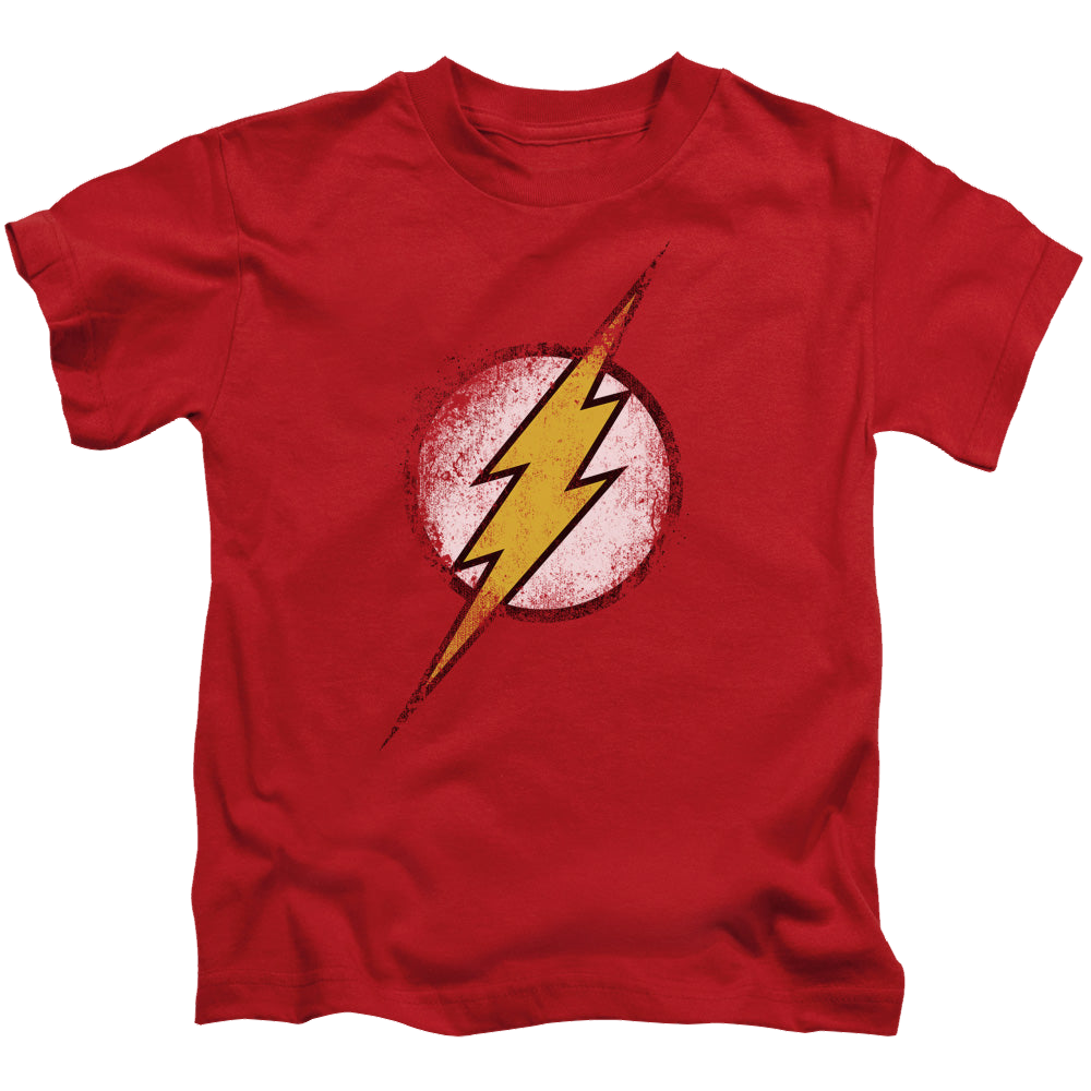 Flash, The Destroyed Flash Logo - Kid's T-Shirt Kid's T-Shirt (Ages 4-7) The Flash   