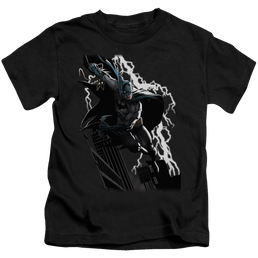 DC Batman Lighting Crashes - Kid's T-Shirt Kid's T-Shirt (Ages 4-7) Batman   