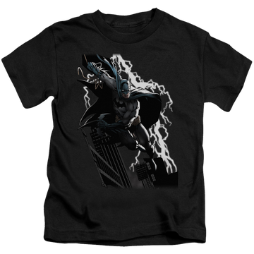 DC Batman Lighting Crashes - Kid's T-Shirt Kid's T-Shirt (Ages 4-7) Batman   