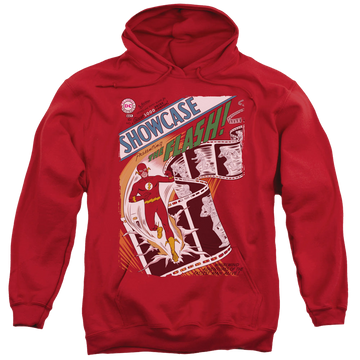 Red pullover hoodie with The Flash Showcase #4 Cover graphic