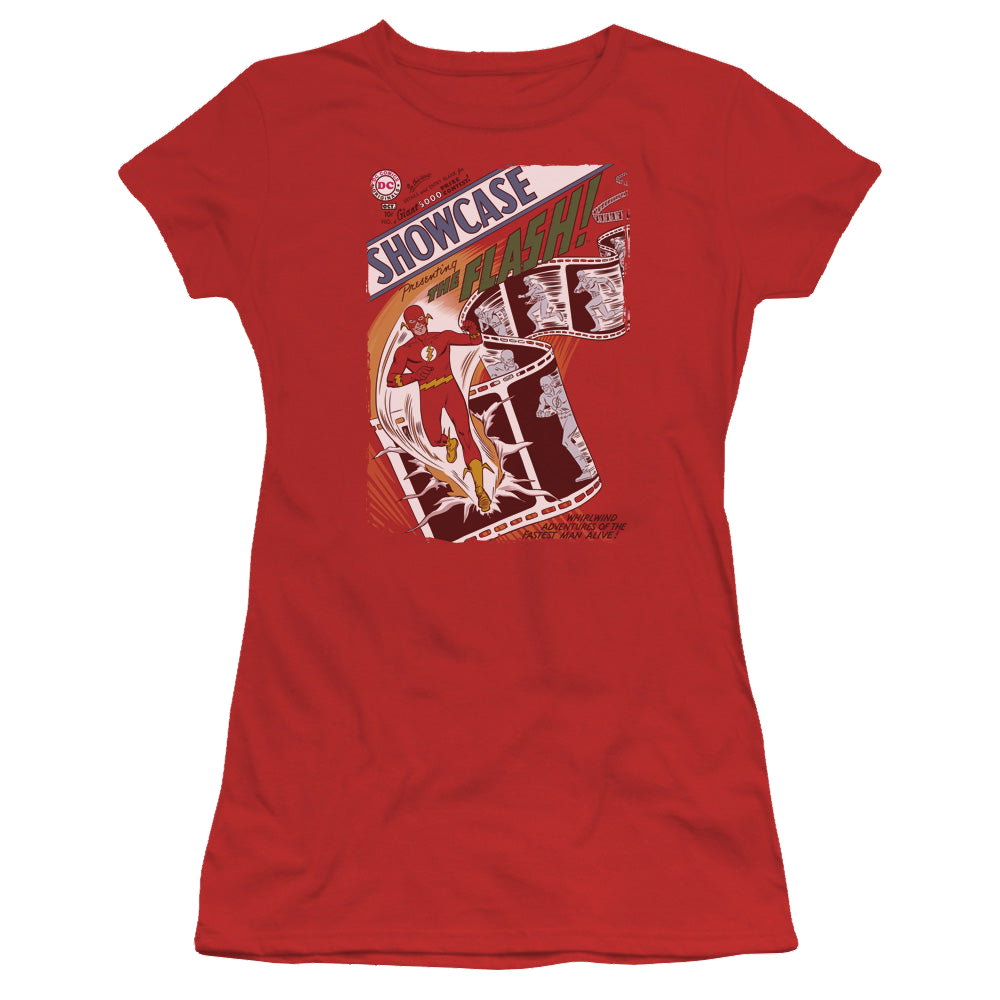 Flash, The Showcase #4 Cover - Juniors T-Shirt Juniors T-Shirt The Flash   