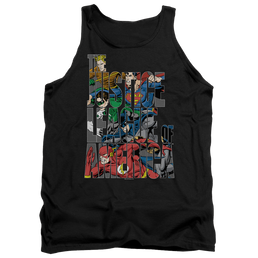 Justice League Lettered League Men's Tank Men's Tank Justice League   