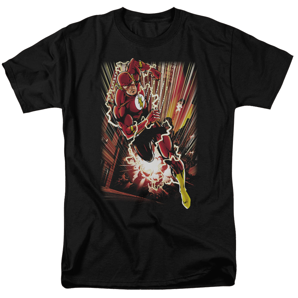 Flash, The Street Speed - Men's Regular Fit T-Shirt Men's Regular Fit T-Shirt The Flash   