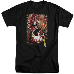 Flash, The Street Speed - Men's Tall Fit T-Shirt Men's Tall Fit T-Shirt The Flash   