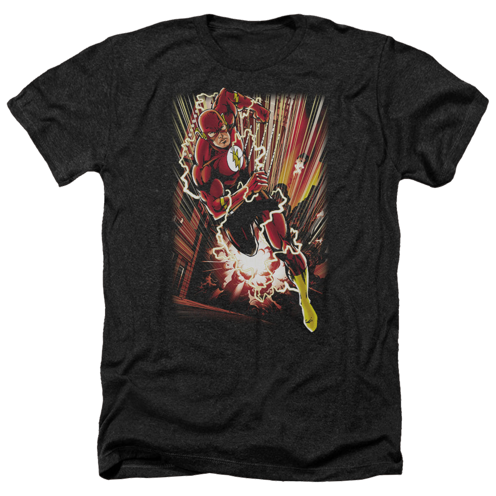 Flash, The Street Speed - Men's Heather T-Shirt Men's Heather T-Shirt The Flash   