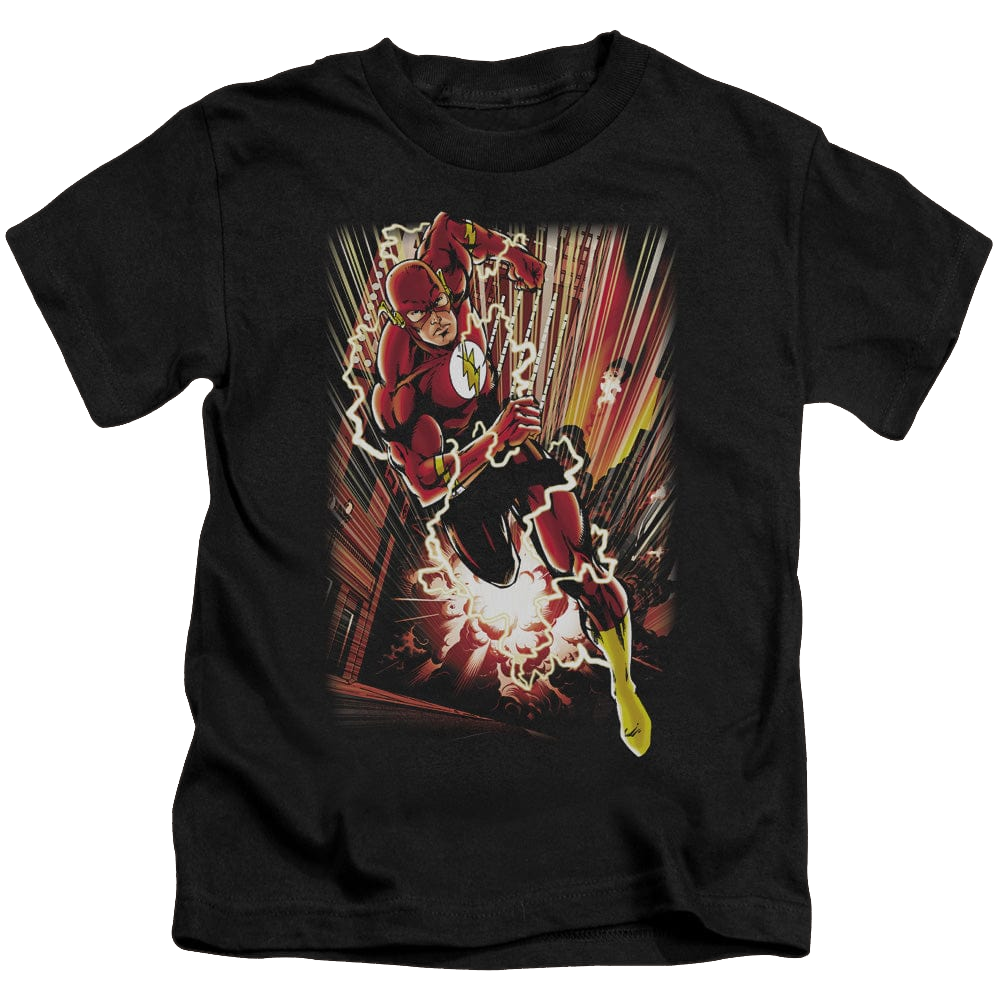 Flash, The Street Speed - Kid's T-Shirt Kid's T-Shirt (Ages 4-7) The Flash   